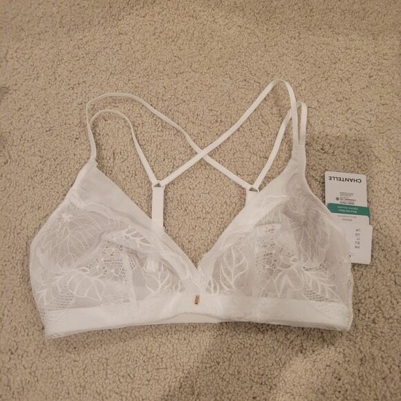 Chantelle White Lace Bra - Picture 4 of 10